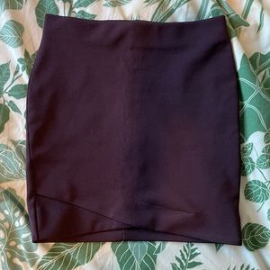 H&M Dark Purple Miniskirt